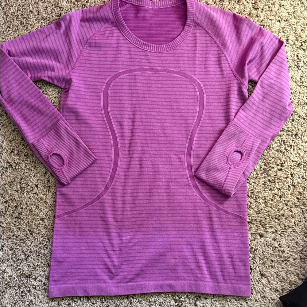 lululemon athletica Swiftly Tech Long Sleeve Tee in Vibrant Purple